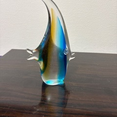 魚ガラスオブジェの画像