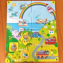 くもんのジグソーパズル　STEP0 STEP1の画像