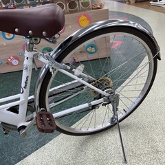 リユースのサカイ東金店 自転車 27インチ 白 ※サビあり TJ14440の画像