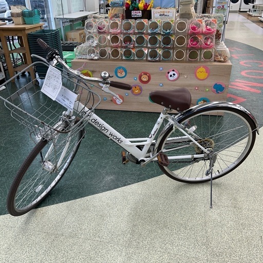 リユースのサカイ東金店 自転車 27インチ 白 ※サビあり TJ14440