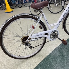 リユースのサカイ東金店 自転車 27インチ 白 ※サビあり TJ14440の画像