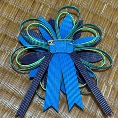 ハンドメイド　お花のコサージュの画像