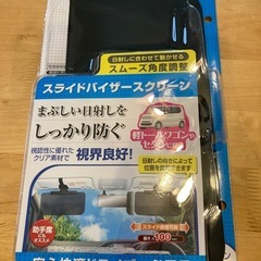 車サンバイザー（未使用）の画像