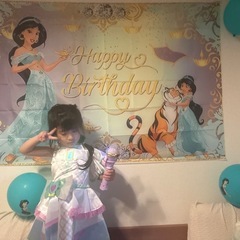 ジャスミン　お誕生日　ポスター　垂れ幕　飾りつけの画像