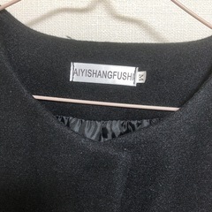 未使用　ラウンドネックコートの画像