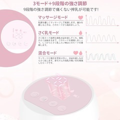 搾乳機 電動 さく乳器 搾乳器 母乳アシスト 
の画像