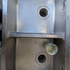業務用キッチン二槽式の画像