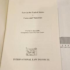 0905-037 アメリカ合衆国の法律に関する判例と資料集の画像