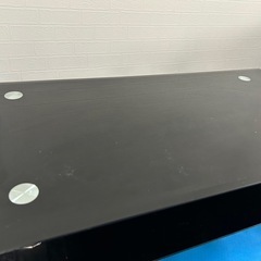 ガラステーブル 幅98 ローテーブル ガラス 棚付き テーブル センターテーブル リビングテーブル 強化ガラステーブル 机 北欧 ラスター の画像
