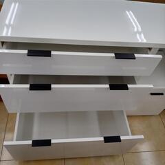 リユースのサカイ太田店★ジモティ割あり★ NITORI ミドルレンジボード ホワイト H85.5×D41.5×W119.5 クリーニング済み OJ10860の画像