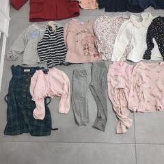 100サイズ　女の子　秋冬服　長袖類　22着の画像