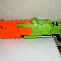 【中古玩具】トイガン　スポンジ弾　チェンソー付トイガンの画像