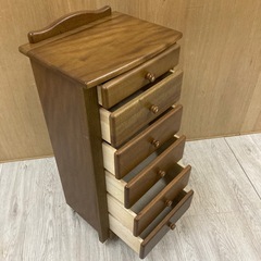 商談中スリム　6段チェスト　タンス　　の画像