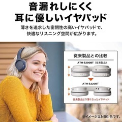 ワイヤレスヘッドフォン新品未使用の画像