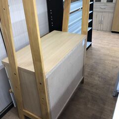 ★リユースのサカイ幸手店★SJ10370★ジモティ割あり★ ニトリ 収納付きハンガーラック  W84×D45×H198 クリーニング済み の画像