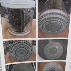 全自動電気洗濯機 19 ヤマダ 5.5kg YWM-T55LW 洗濯槽分解洗浄済みの画像