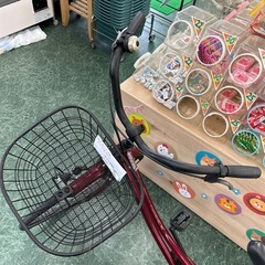 リユースのサカイ東金店 自転車 26インチ 赤紫 TJ14447の画像