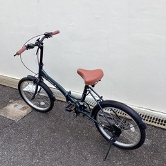 🚲春日市🚲折り畳み自転車🚲20インチ🚲深緑🚲6段ギア🚲PHONF02599🚲No313の画像