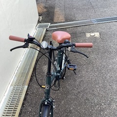 🚲春日市🚲折り畳み自転車🚲20インチ🚲深緑🚲6段ギア🚲PHONF02599🚲No313の画像