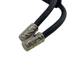 ルイヴィトン LOUIS VUITTON キーホルダー ダミエ・グラフィット キーホルダー・レザーロープ M67224 ブラックの画像