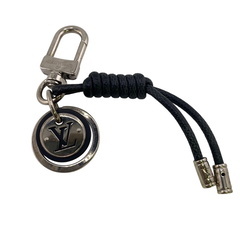 ルイヴィトン LOUIS VUITTON キーホルダー ダミエ・グラフィット キーホルダー・レザーロープ M67224 ブラックの画像