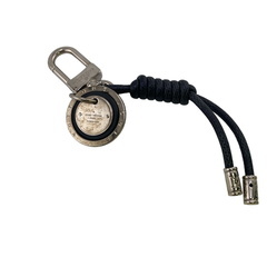ルイヴィトン LOUIS VUITTON キーホルダー ダミエ・グラフィット キーホルダー・レザーロープ M67224 ブラックの画像