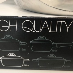 【未使用】和平金属 アートシール3層鋼 両手鍋 20ｃｍ ＩＨ対応 キッチンツール 調理器具の画像