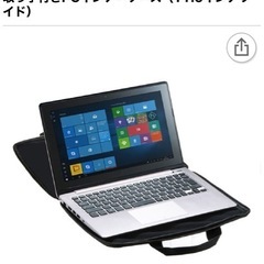 持ち運びや出し入れに便利な取っ手付きのスリムインナーケース。三辺オープンタイプ。11.6インチワイド対応。ブラック。 IN-GH11BKの画像