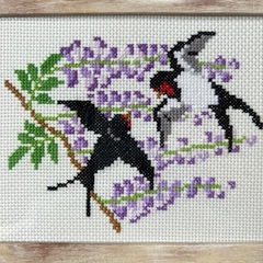 刺繍フレーム インテリアの画像