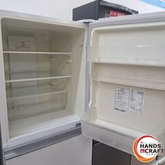 ✨ハイセンス　中古　HR-D2801W　冷凍冷蔵庫　変色・キズ有り　282ℓ　2019年製　６ヶ月保証✨うるま市田場✨の画像
