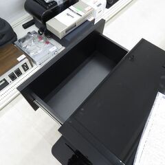 北海道 千歳市/恵庭市 近郊配送 ガラス センターテーブル ルーニー2 ブラック 店頭でのお受渡し大歓迎の画像