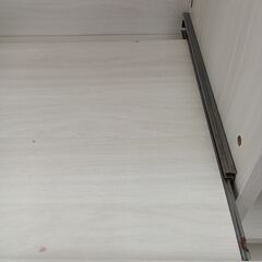 ★リユースのサカイ日立店★HJ7653 ぼん家具 レンジ台 ホワイト H83×D40×W88 クリーニング済み の画像