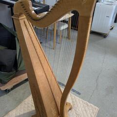 【ハープ】【34弦】【専用ケース付き】クリーニング済み【管理番号10509】清の画像