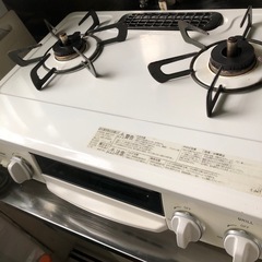 リンナイホーロー 白いガスコンロの画像