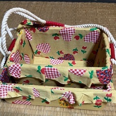 昭和の木製　小物入れの画像