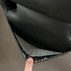 車用 ドリンクフォルダー 物置 ブラック 黒の画像