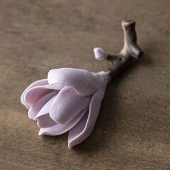 白瓷 玉蘭香立（はくじ ぎょくらん こうりつ）の画像