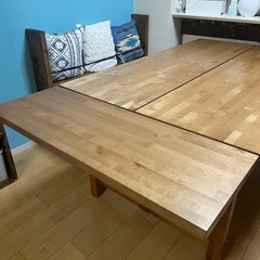 IKEA伸縮ダイニングテーブルセット締切9月22日　　　　[９月23〜28日までに取りに来てくれる方]の画像