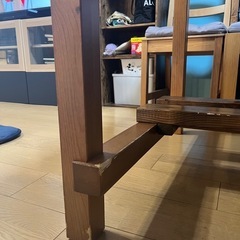 IKEA伸縮ダイニングテーブルセット締切9月22日　　　　[９月23〜28日までに取りに来てくれる方]の画像