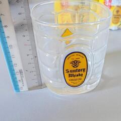 SUNTORY　ロックグラス2個セット＆小皿の画像