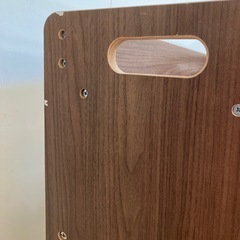 【決まりました】おもちゃ棚　ブラウン　シール剥がし跡あり　の画像