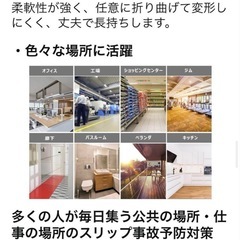 業務用滑り止めマット ゴムマット PVC 材質 吸水 ノンスリップの画像
