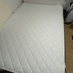 【再値下げ】ダブルベッド　フレーム　Nスリープマットレス　セット売り  の画像