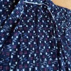 伊予絣浴衣の画像