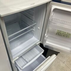 【福岡市】配送設置無料♬SHARP 霜が付かない冷蔵庫 137㍑（SJ-14E1-KB）日時指定可能♬の画像