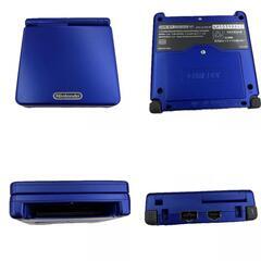 186000 現状品 Nintendo 任天堂 ニンテンドウ ゲームボーイアドバンス SP AGS-001  ブルー　アズライトブルー　パープル [1000027789994]の画像