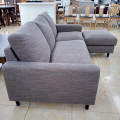 リユースのサカイ太田店★ジモティ割あり★  ソファー ブラウン H63×D84×W185 クリーニング済み OJ10865の画像