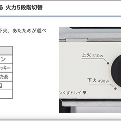 オーブントースター　KAK-A100の画像