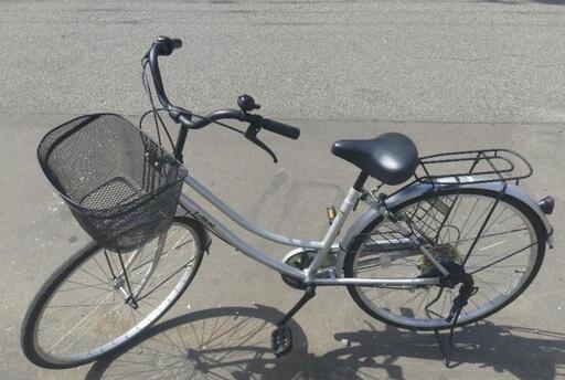 26インチ 🚲 中古 自転車 11,800円 🔁6段切替 🔑鍵 💡ライト付 新規