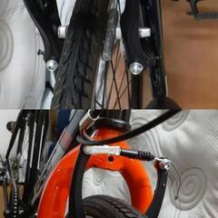 滋賀県【美品】Eizer アイゼル C808 クロスバイク 700C 7段変速 SHIMANO製ギア搭載 前後Vブレーキ 自転車 ブラック×レッドの画像